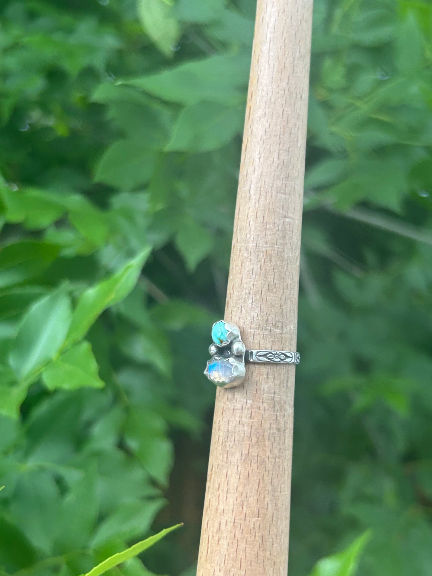 S8 Turquoise & Moonstone Ring