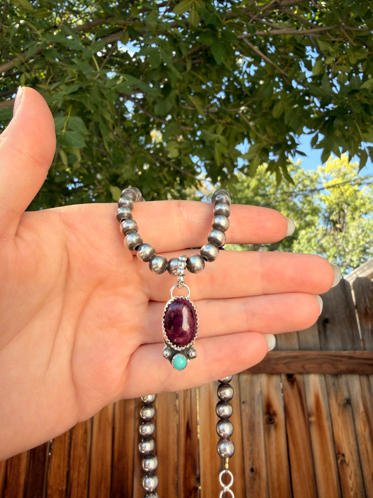 Spiny & Turquoise Pendant