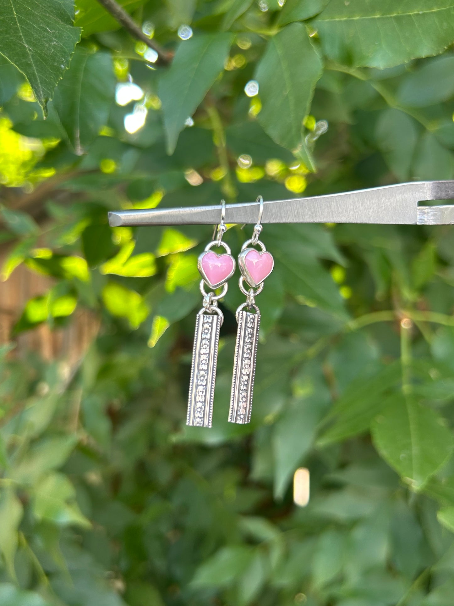 Pink Conch Earrings