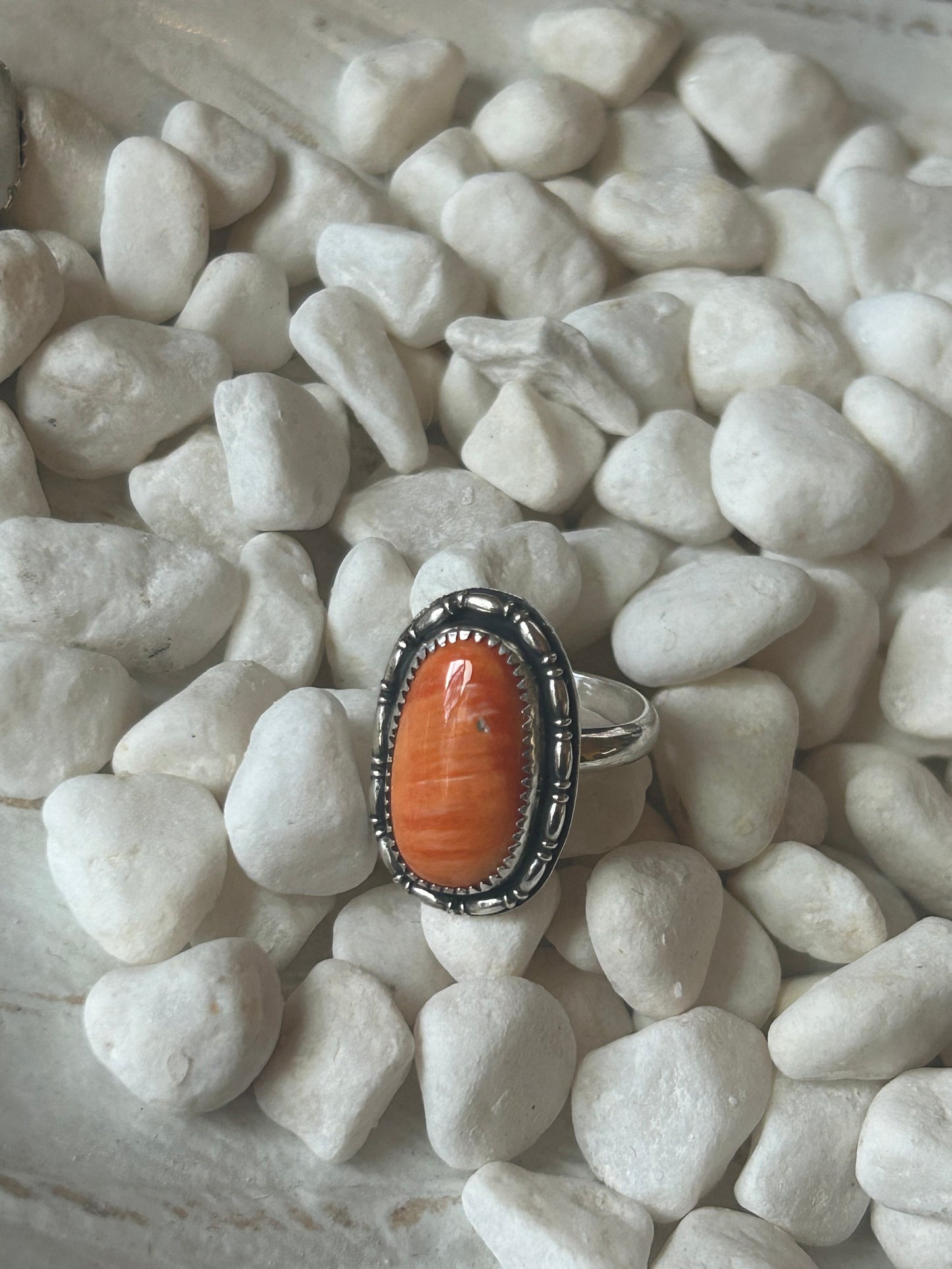 S6.5 Orange Spiny Ring