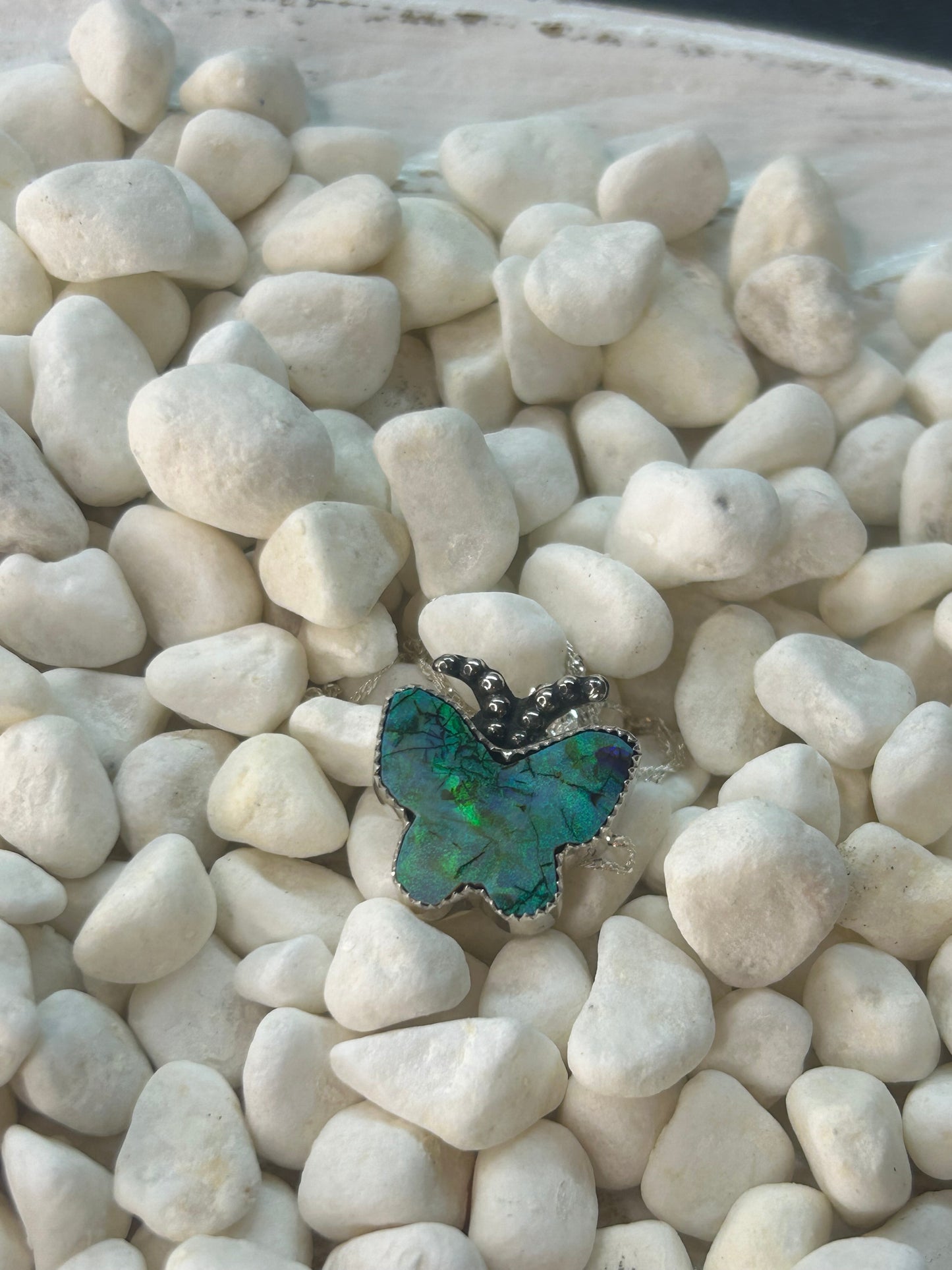 Sterling Opal Necklace