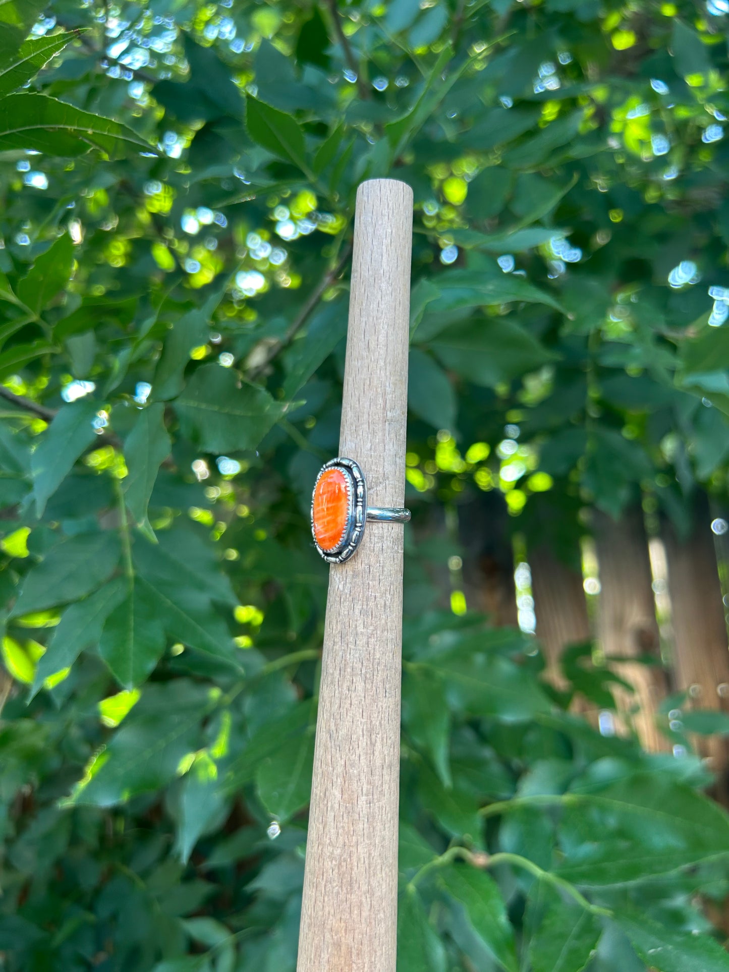 S6.5 Orange Spiny Ring