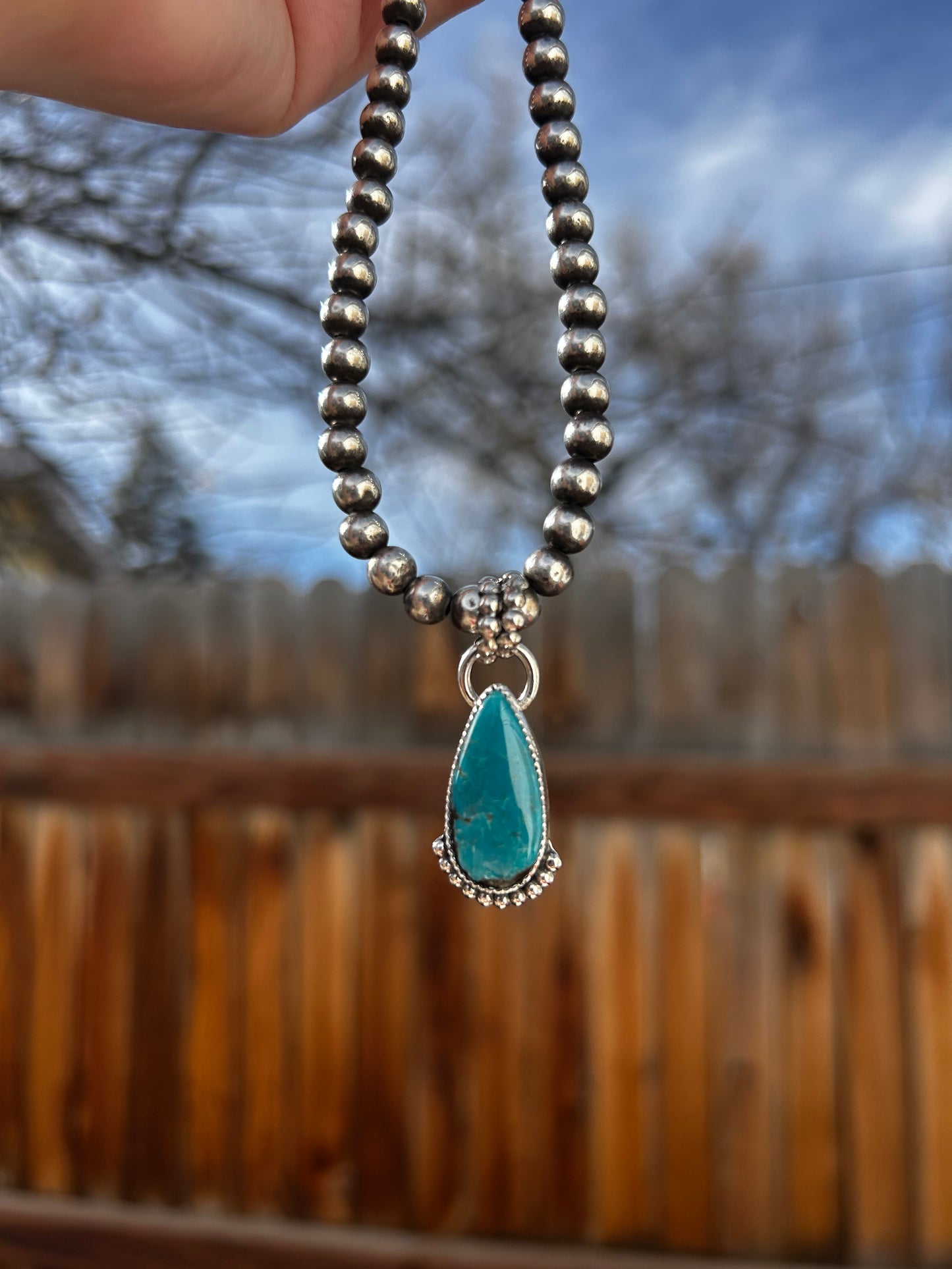 Qingu Turquoise Pendant