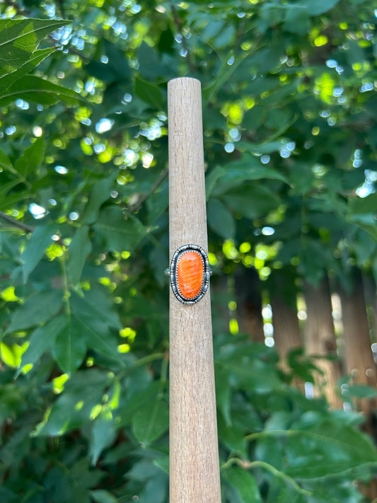 S6.5 Orange Spiny Ring
