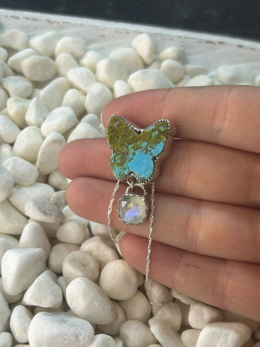 Kingman & Moonstone Necklace