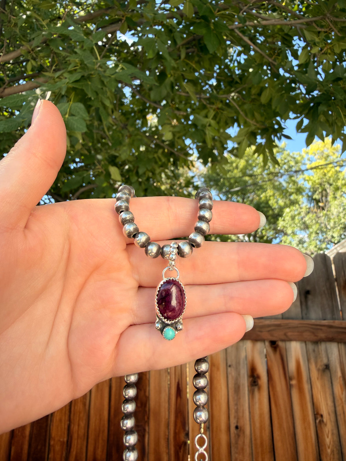 Spiny & Turquoise Pendant