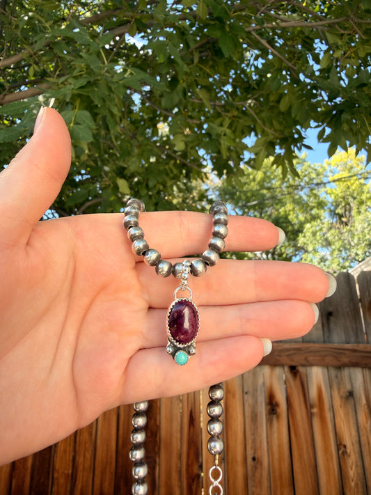 Spiny & Turquoise Pendant