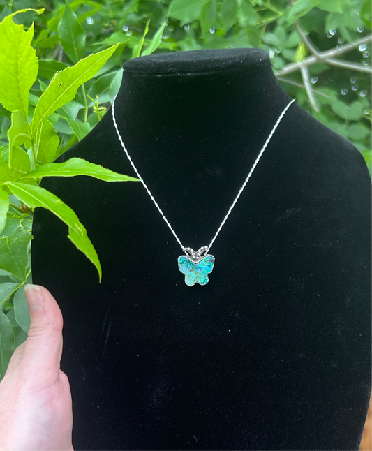 Sterling Opal Necklace