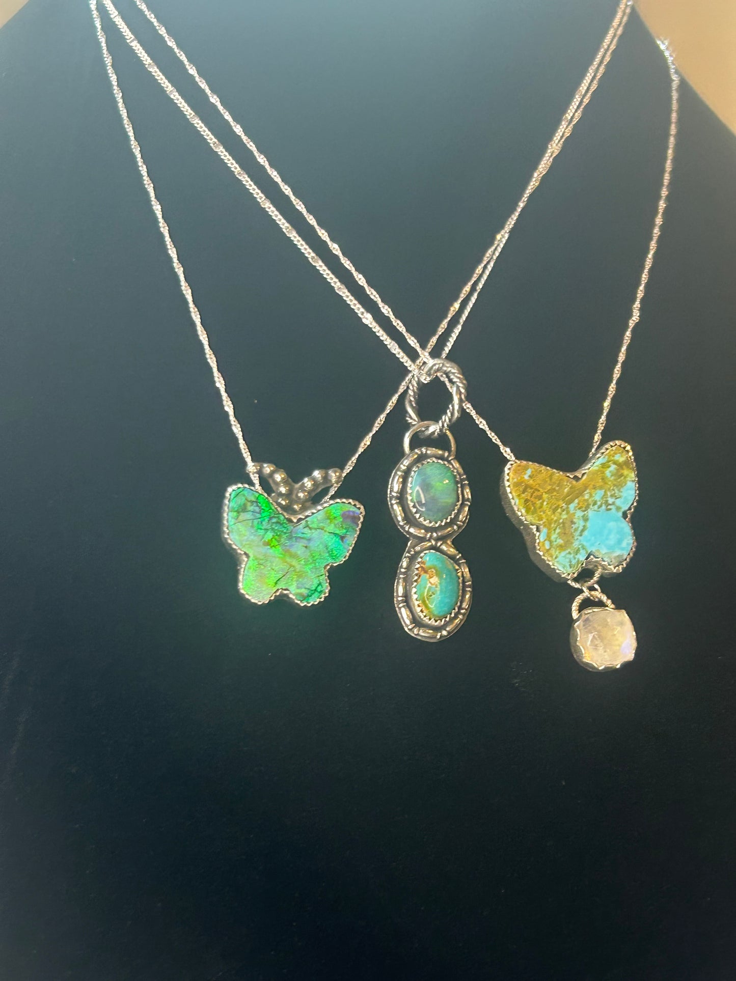 Sterling Opal Necklace