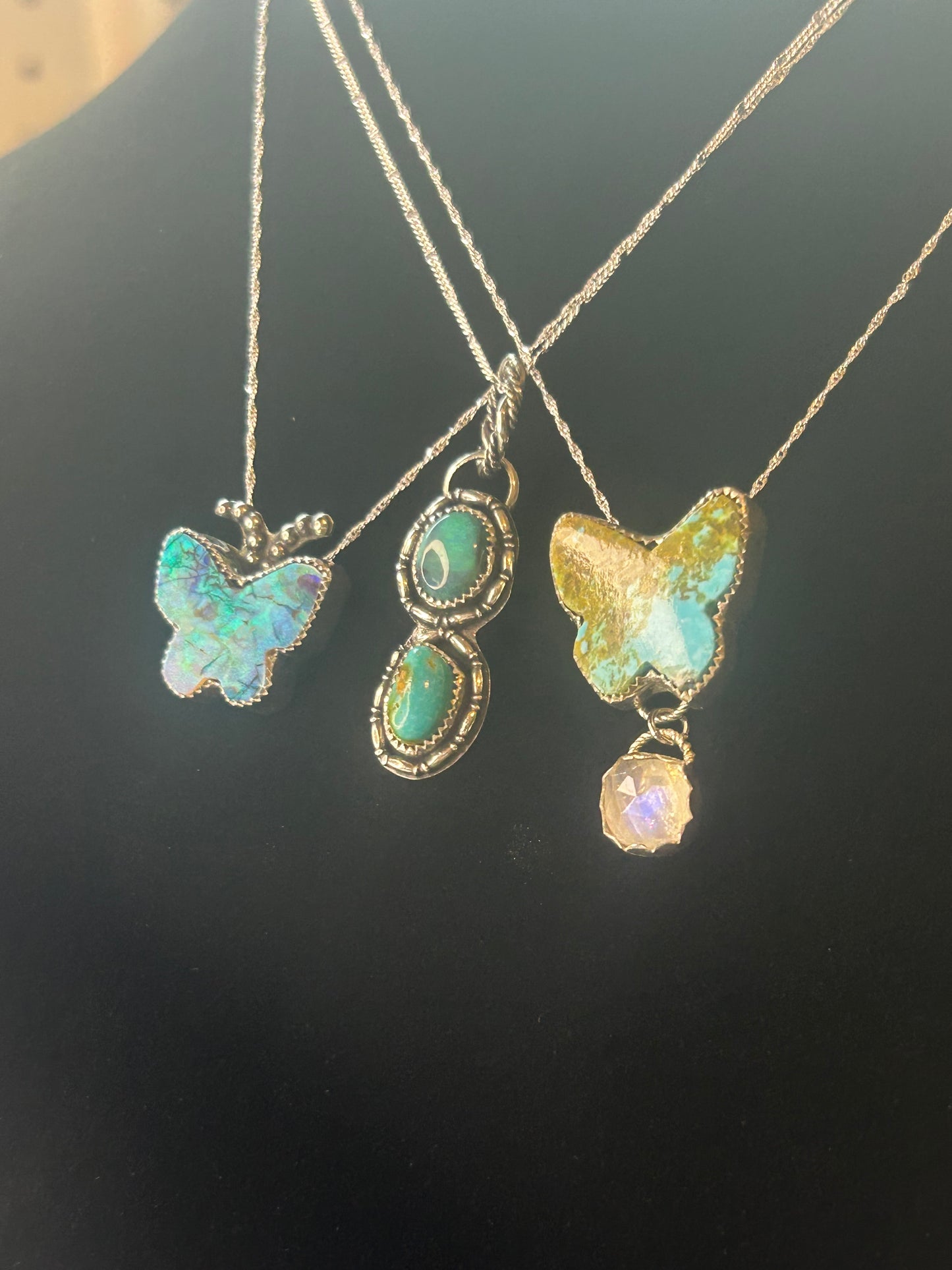 Sterling Opal Necklace