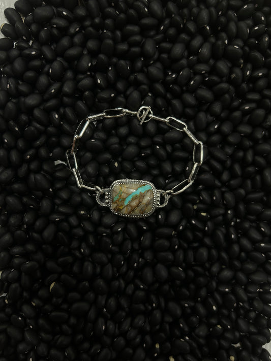 Royston Ribbon Turquoise Bracelet