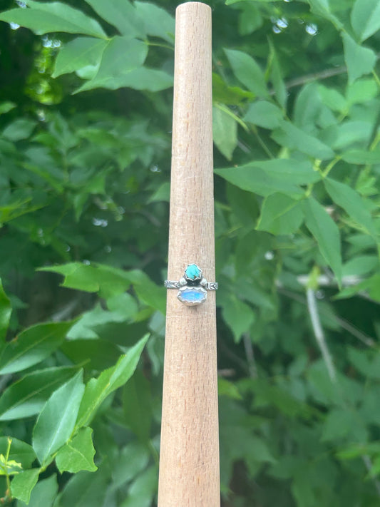 S8 Turquoise & Moonstone Ring