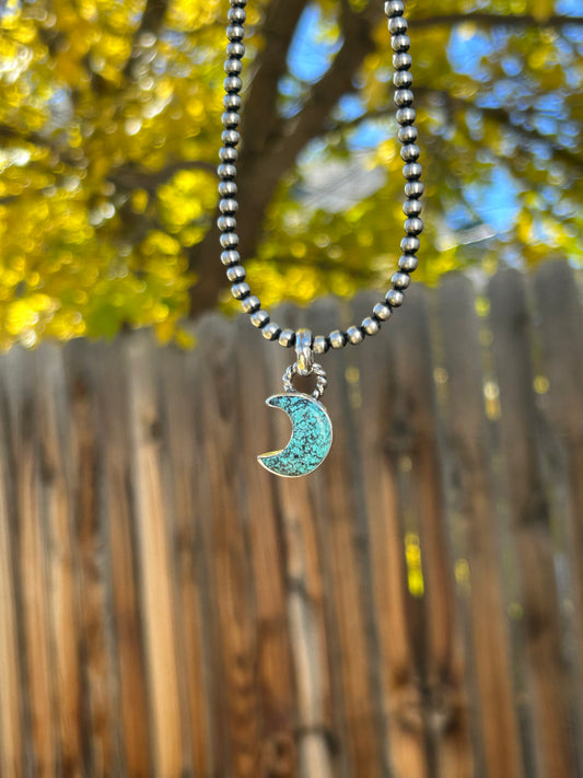 Blue Moon Turquoise Pendant